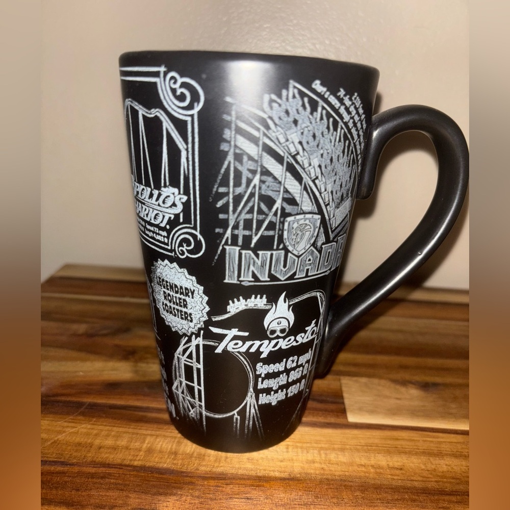 Busch Gardens “Legendary Roller Coasters” Tall Mug – Black